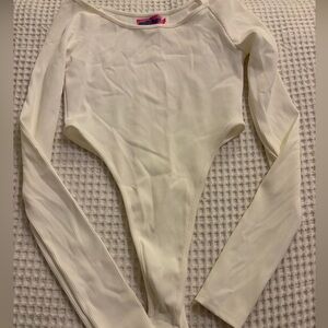 Edikted Soma High Cut Ribbed Bodysuit